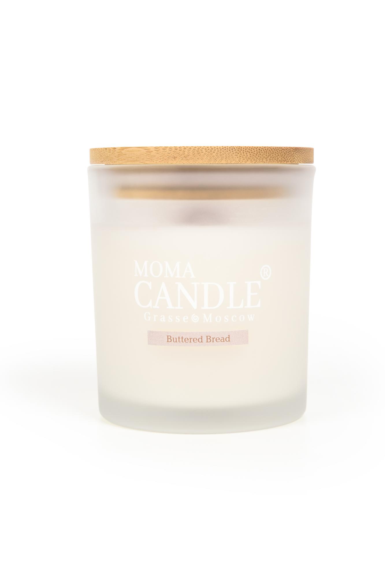 Свеча «Buttered Bread» , 230 гр., (матовое стекло)