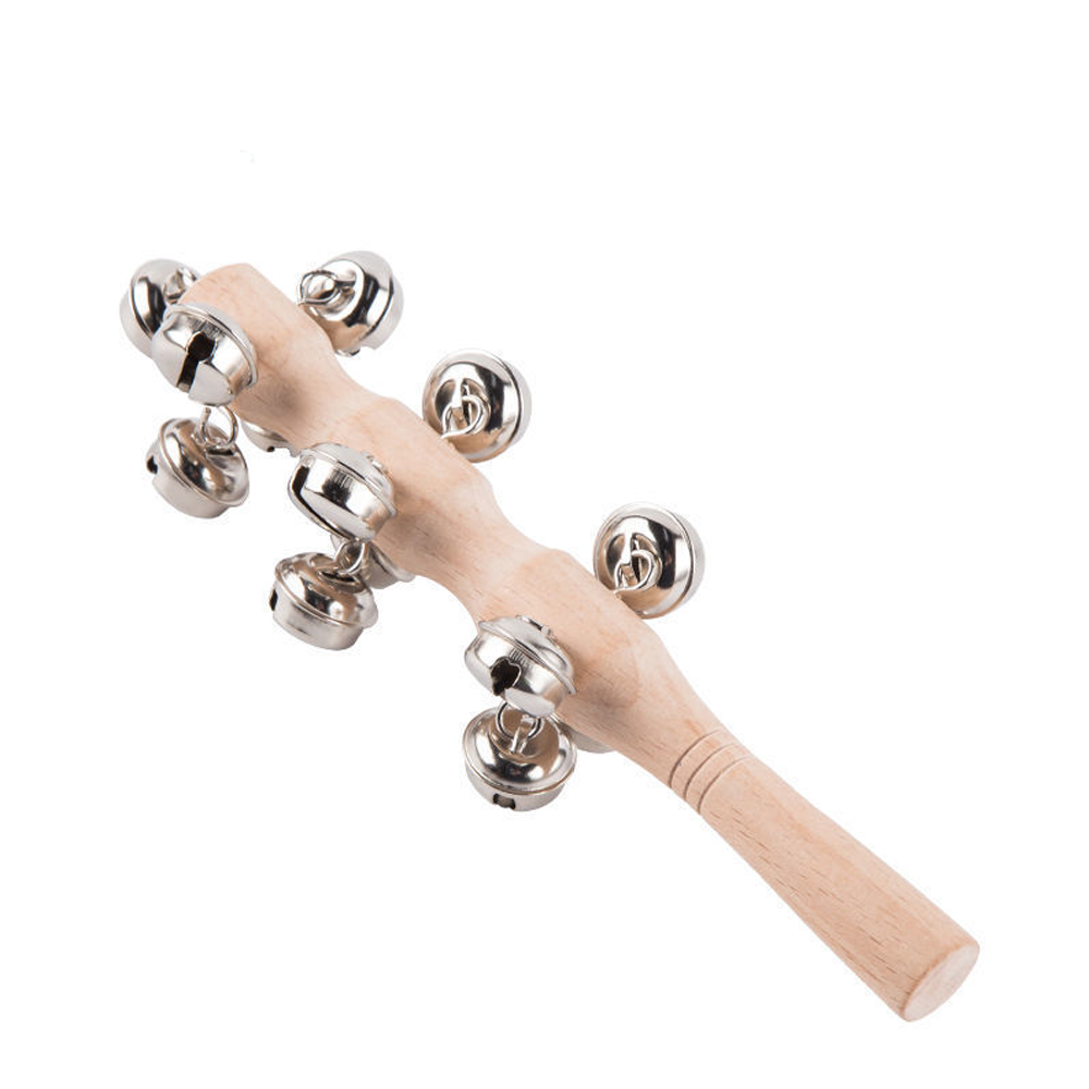 Бубенцы на деревянной ручке, джингл-стик