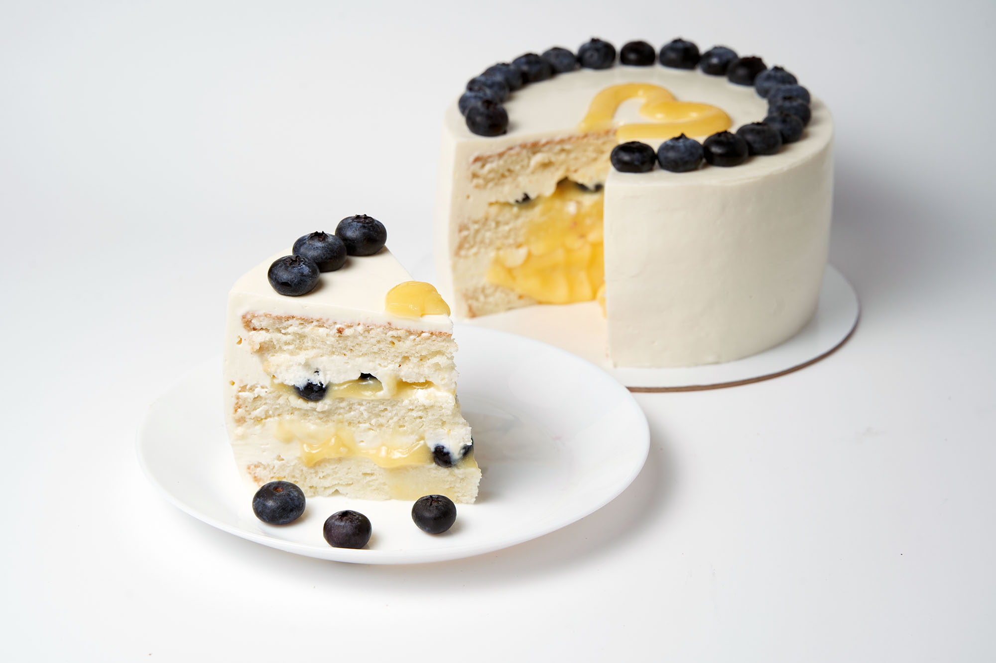 Лимон голубика