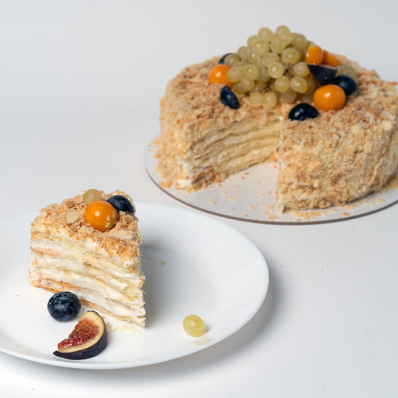 Наполеон с заварным кремом