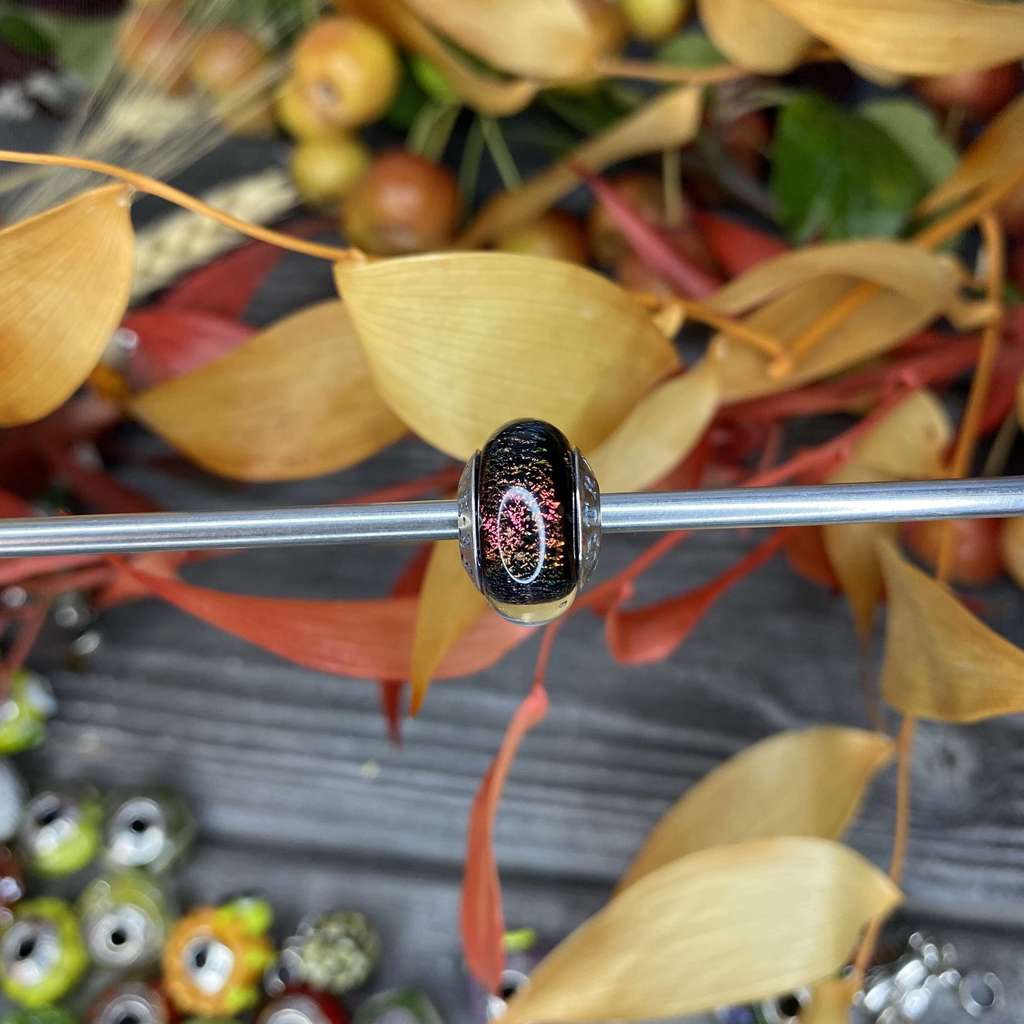 MTO Red Gold Dichro BEAD/DANGLE