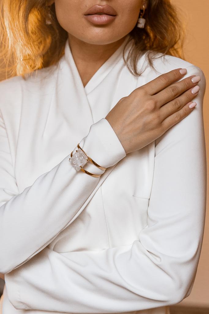 Браслет с горным хрусталем