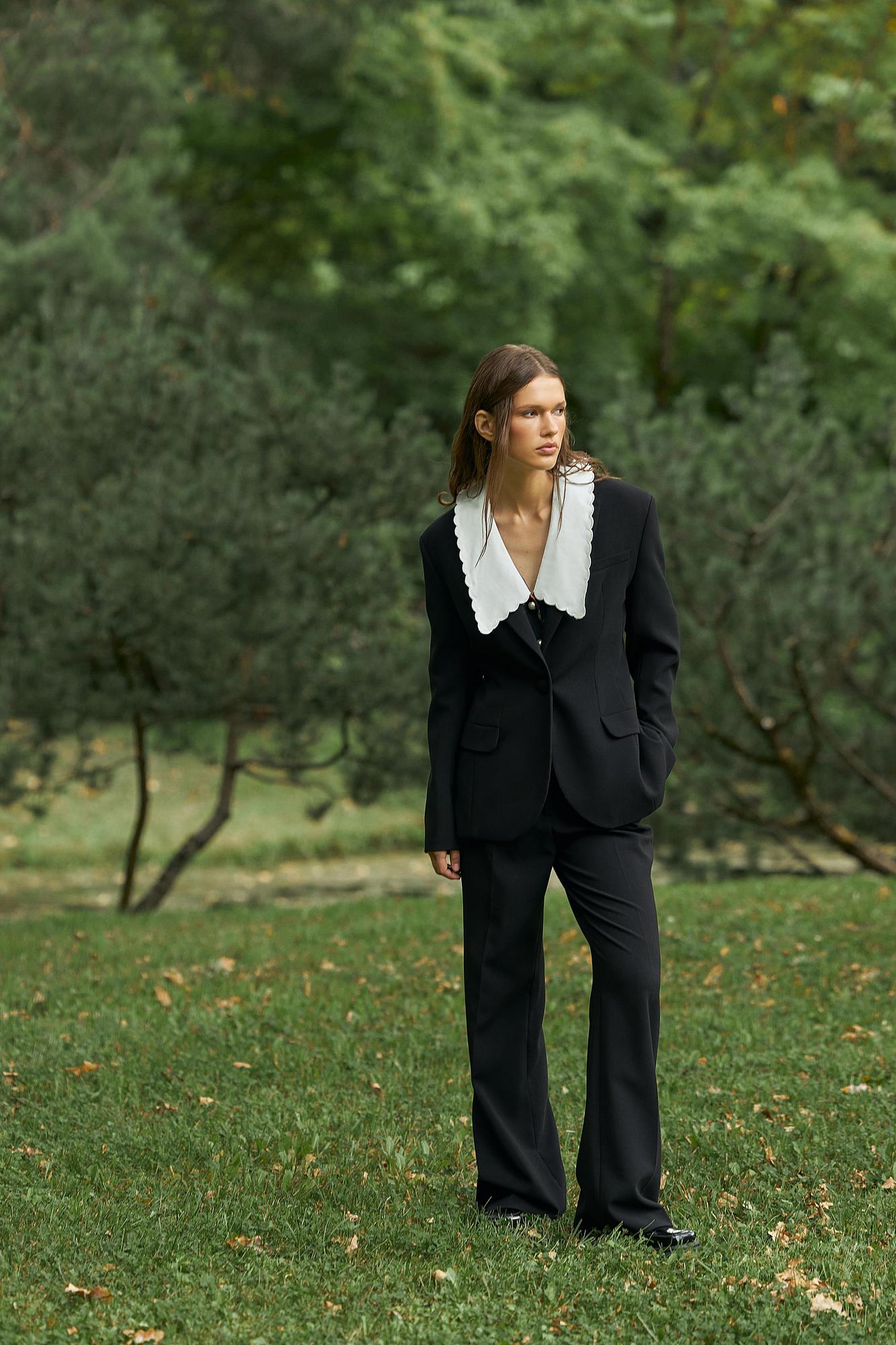 ПИДЖАК ИЗ ИТАЛЬЯНСКОЙ ВИСКОЗЫ (черный)