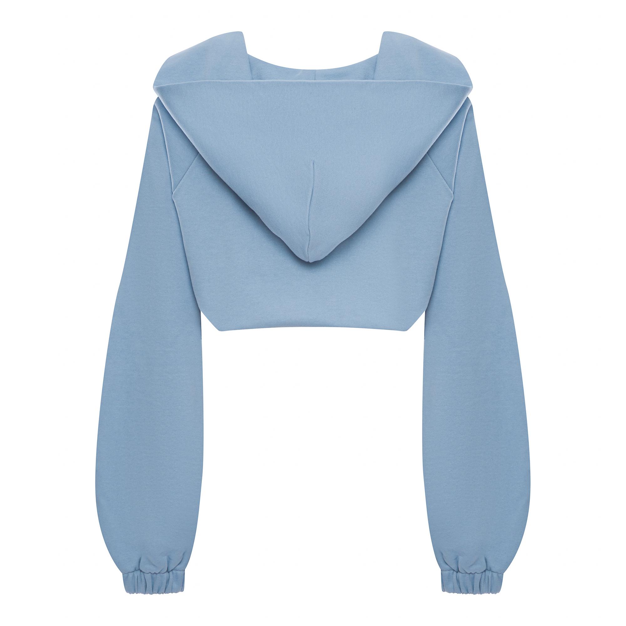 Худи КРОП небесно-голубое