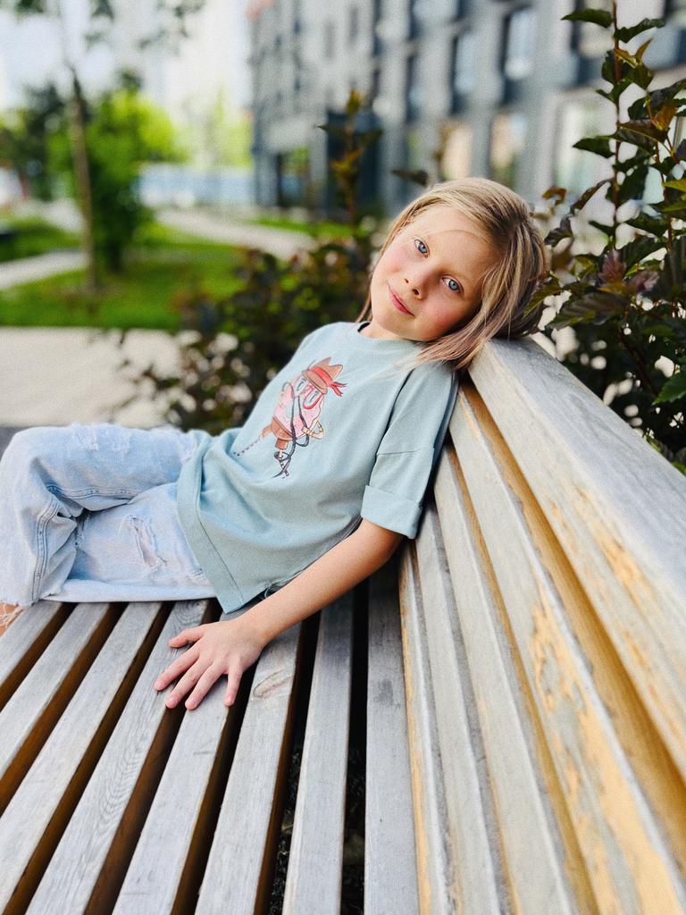 Футболка Пончик на мяте