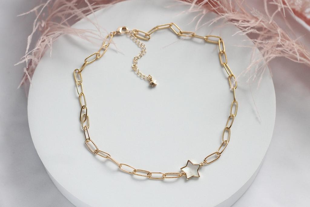 Цепочка с перламутровой звездочкой
