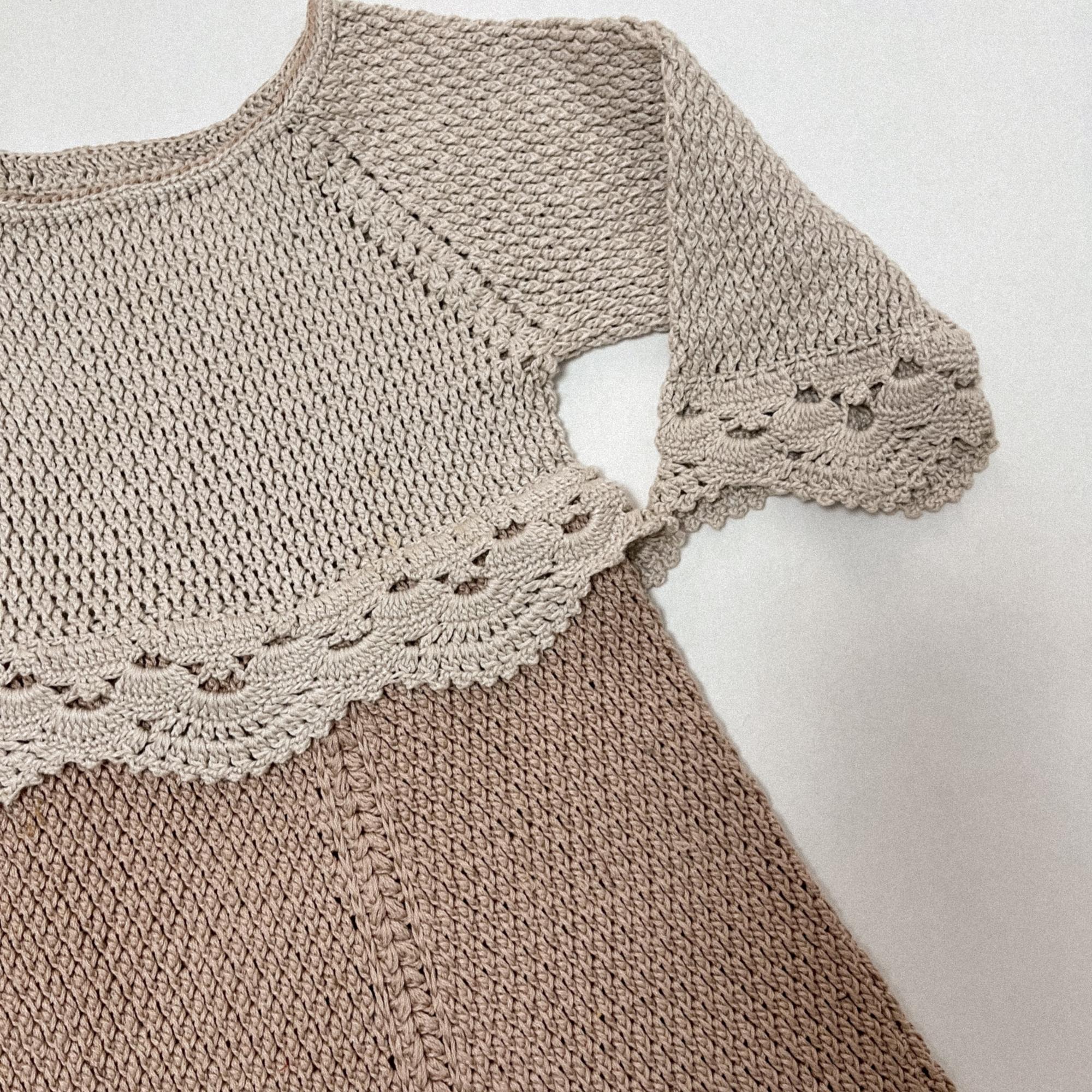 Мастер класс по вязанию платья "Винтаж"