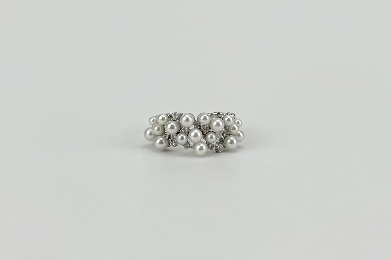 Кольцо с россыпью натуральных жемчужин DAMAS