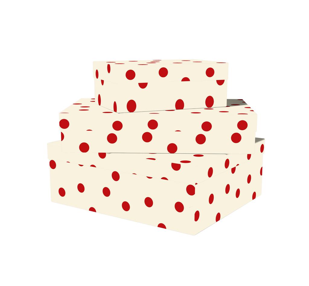 Коробка Красный горох