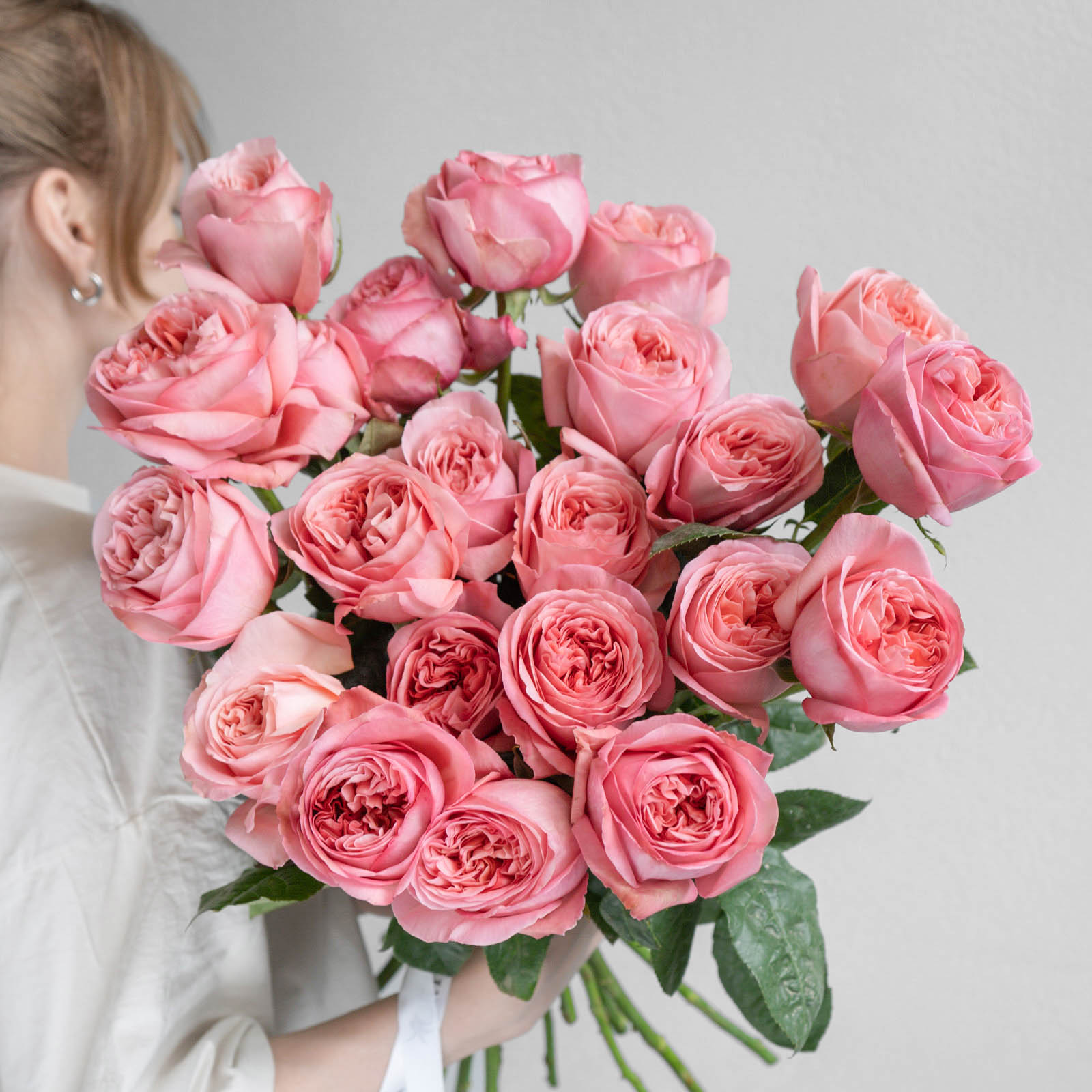 Монобукет из розы Pink X-Pression