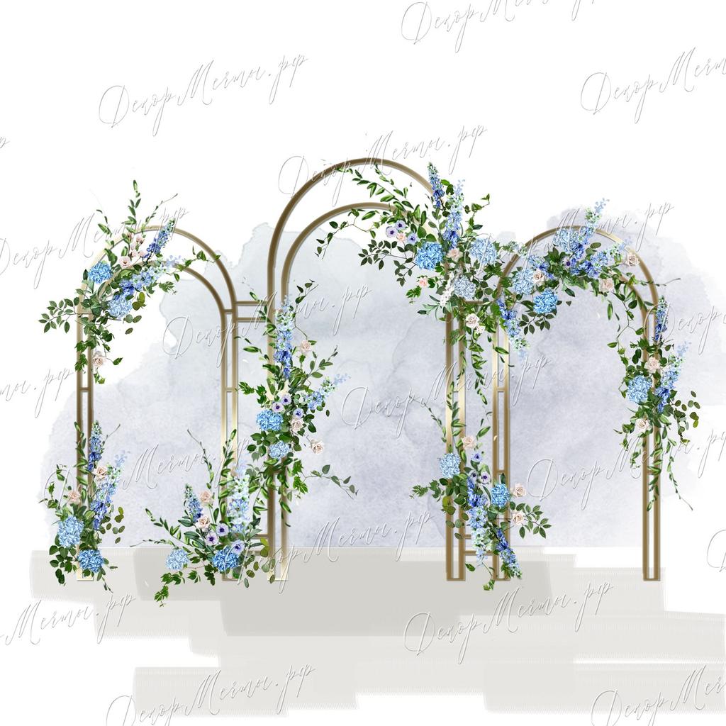 АРКА ВИЗАНТИЯ голубая