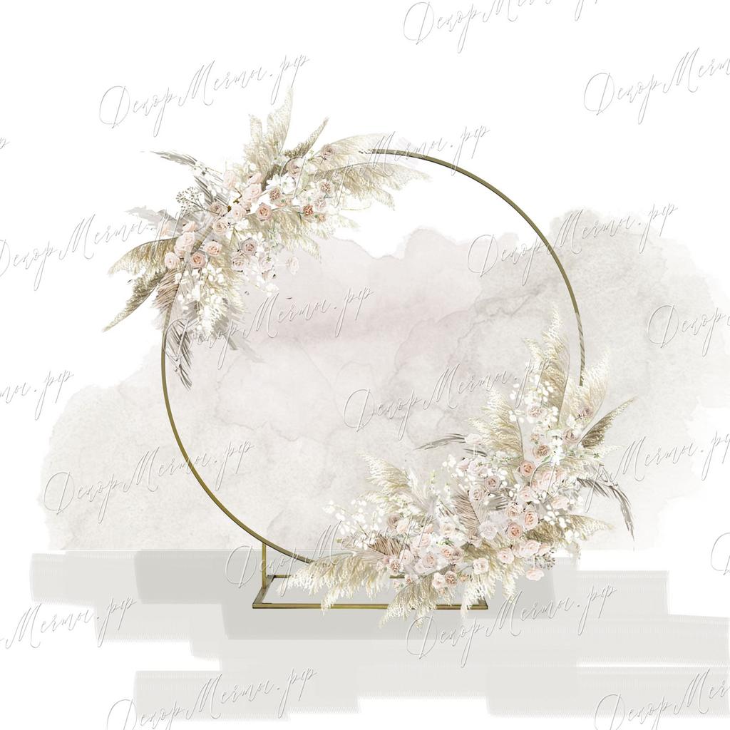 АРКА КОЛЬЦО и 2 композиции бохо