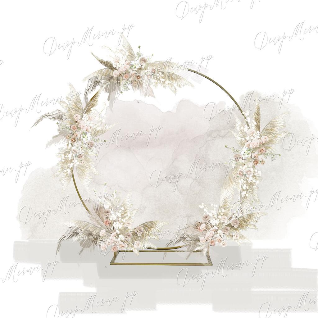 АРКА КОЛЬЦО и 5 композиций бохо