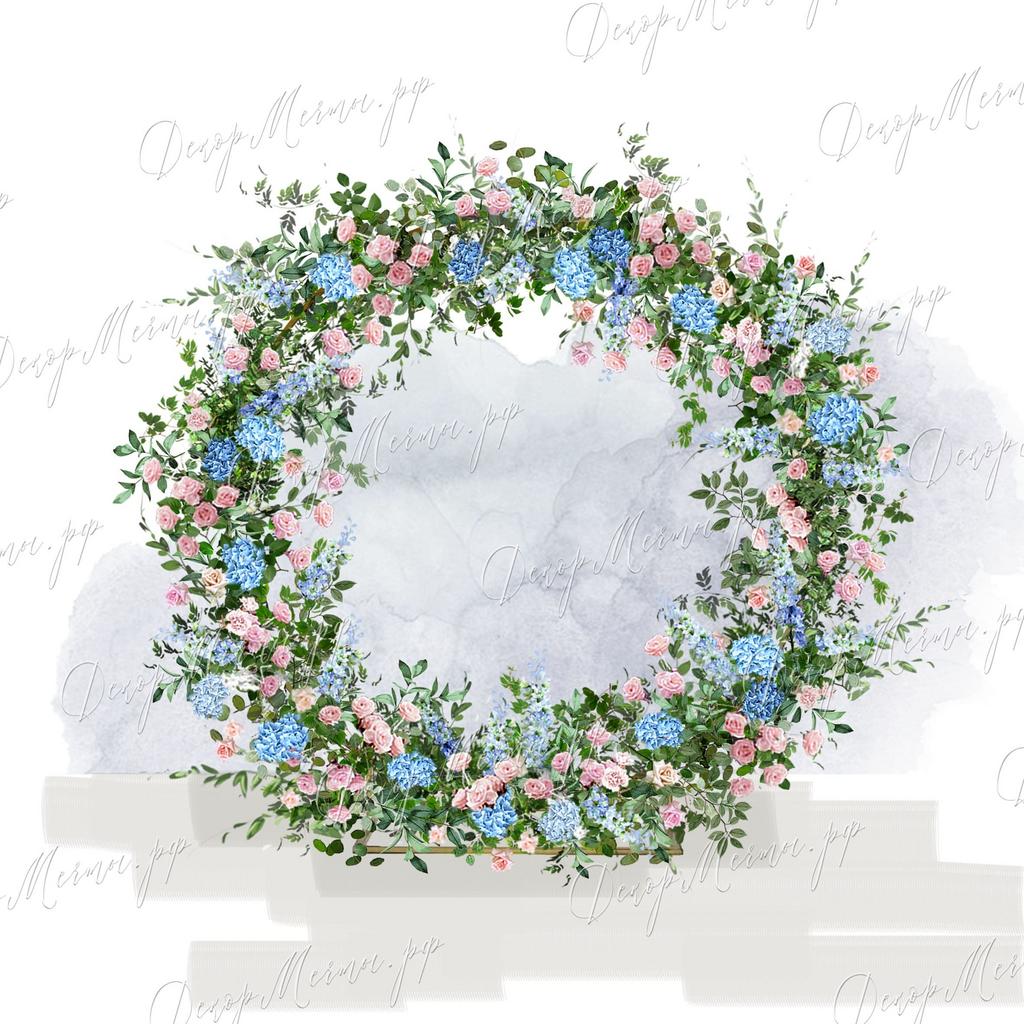 АРКА КОЛЬЦО акварель