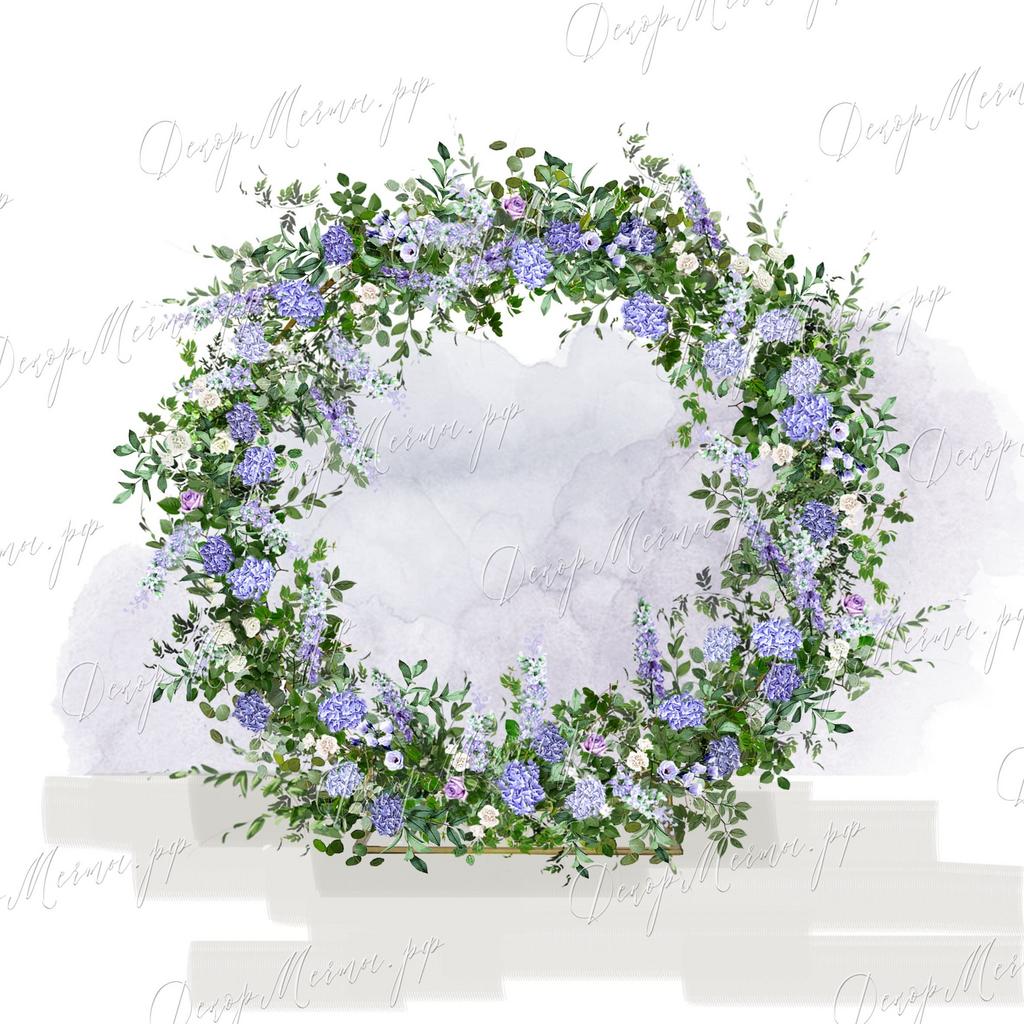 АРКА КОЛЬЦО лаванда