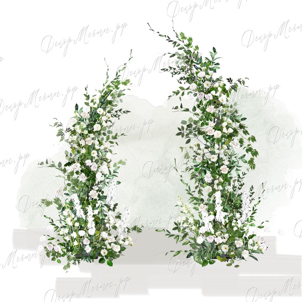 АРКА МИЛАН бело-зеленая