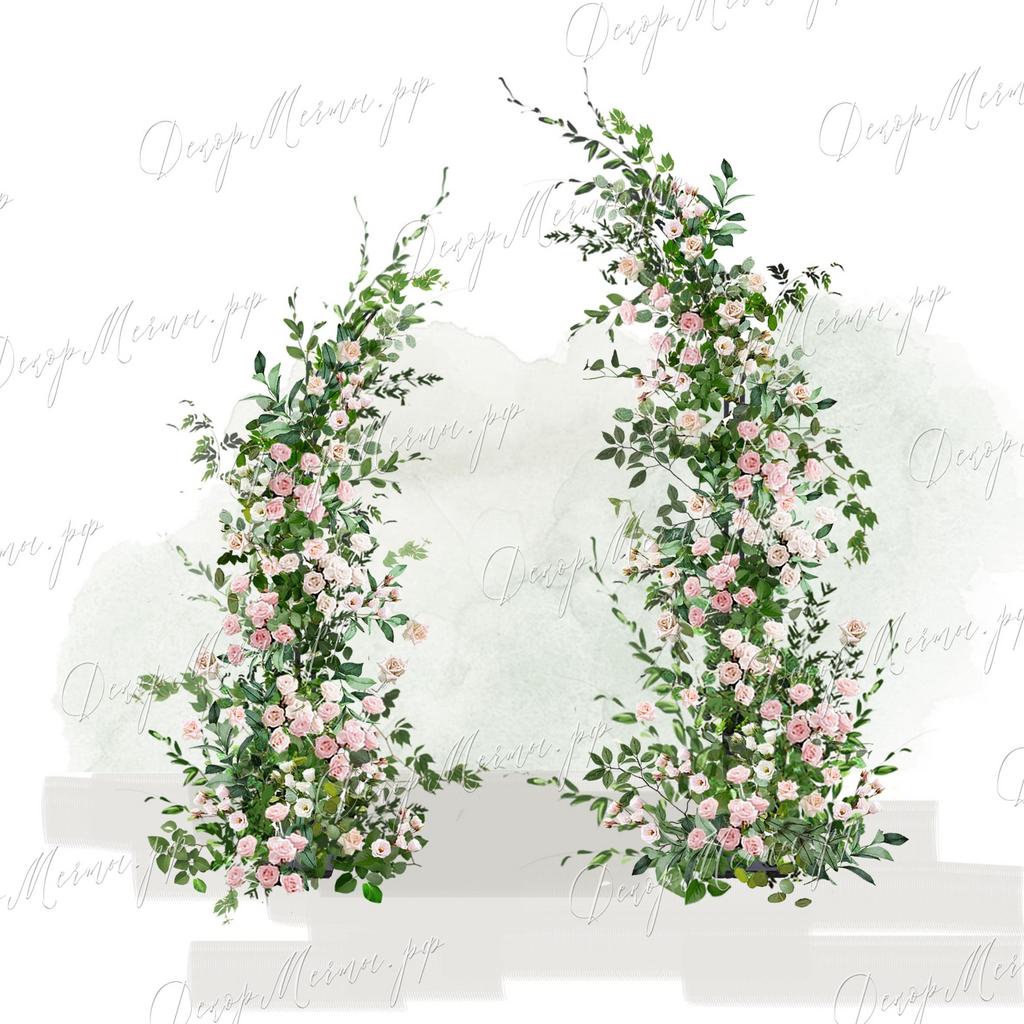 АРКА МИЛАН розовая