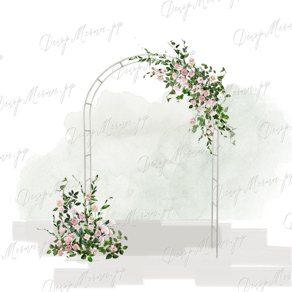 АРКА ОВАЛЬНАЯ №1 розовая