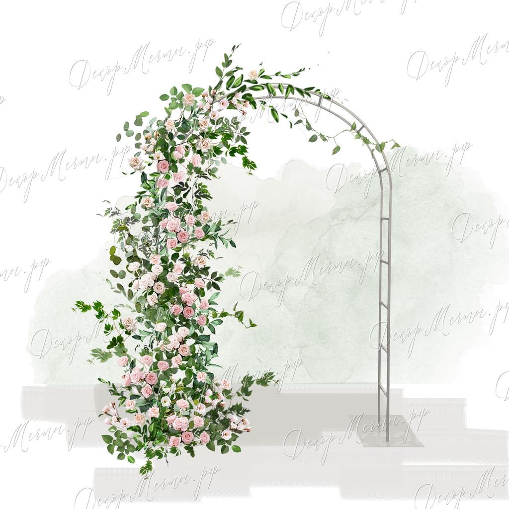 АРКА ОВАЛЬНАЯ №2 розовая