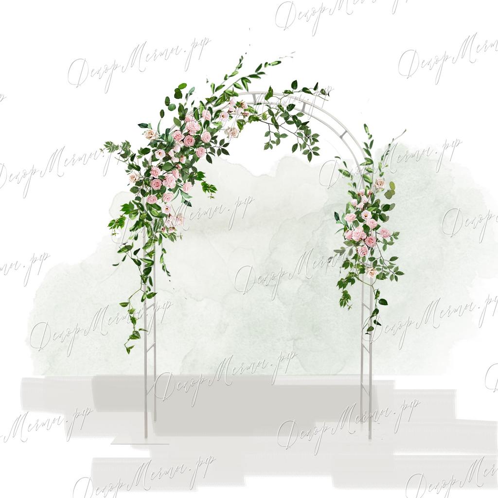 АРКА ОВАЛЬНАЯ №3 розовая
