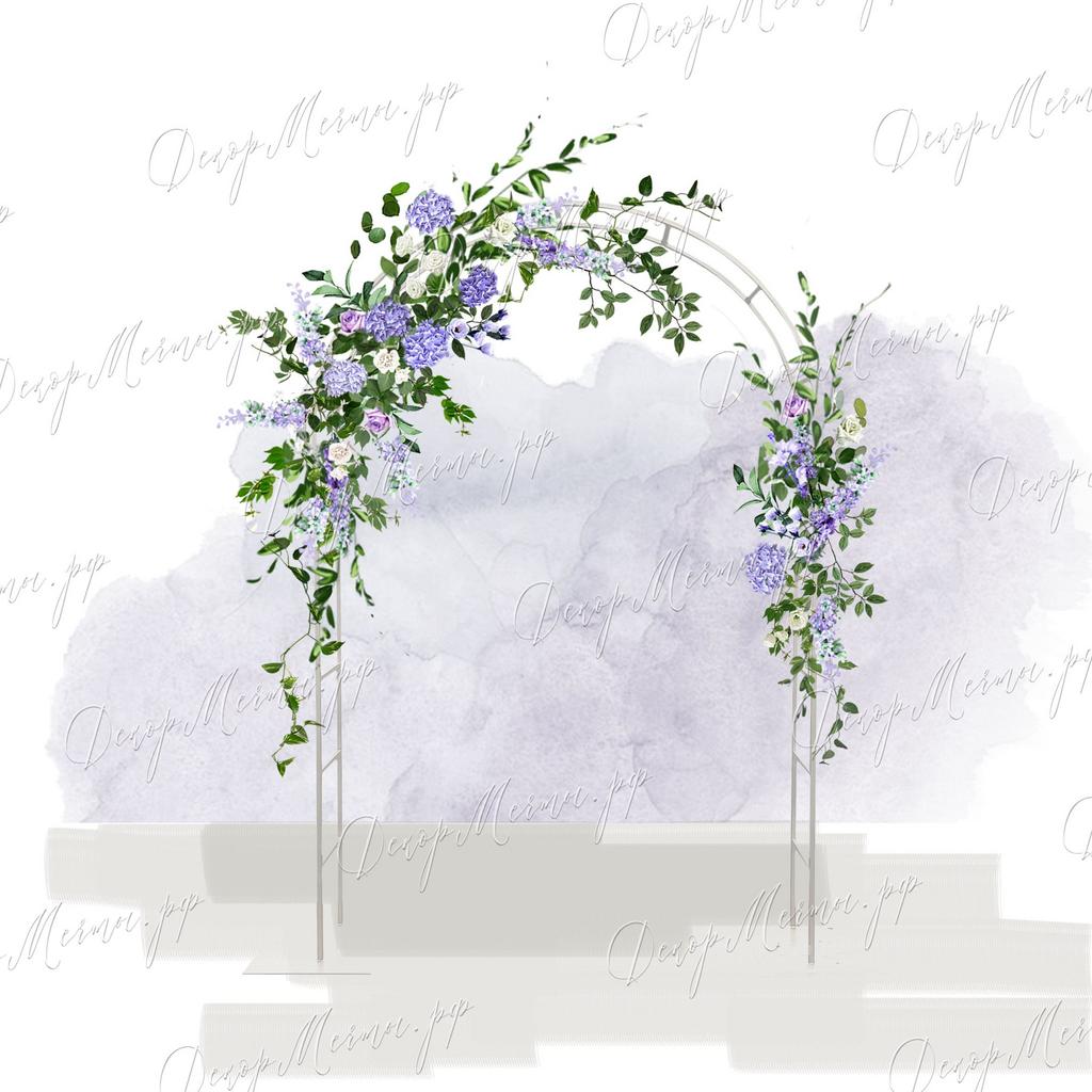 АРКА ОВАЛЬНАЯ №3 лаванда
