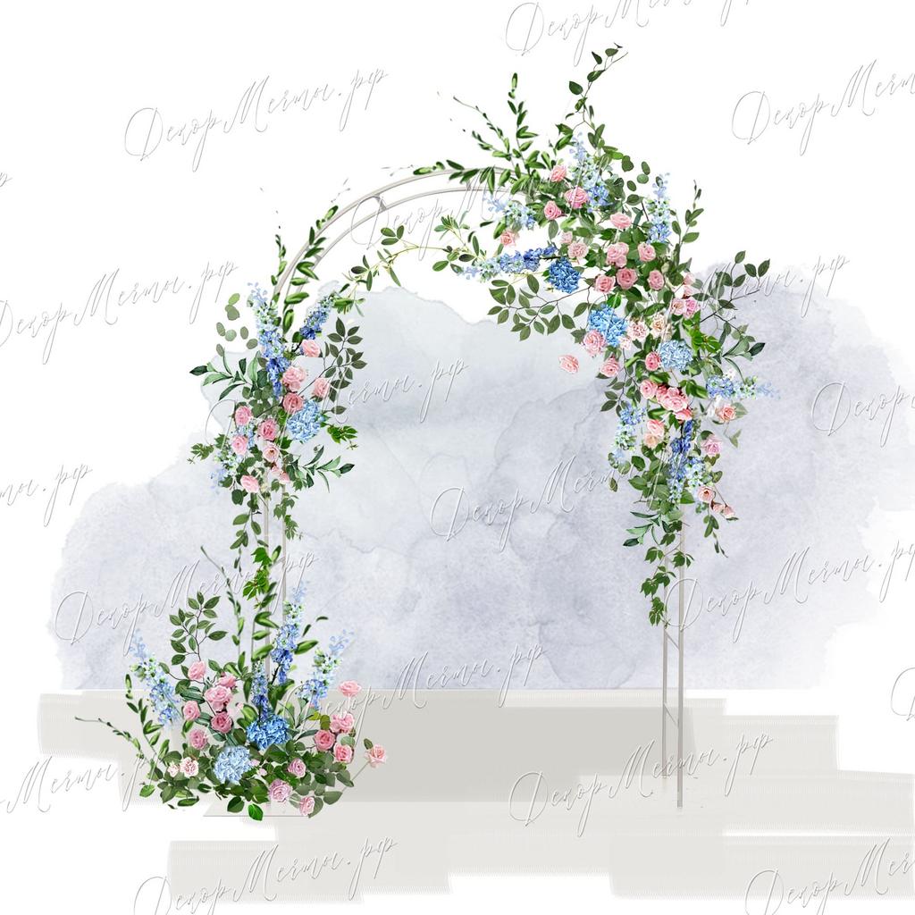 АРКА ОВАЛЬНАЯ №4 акварель