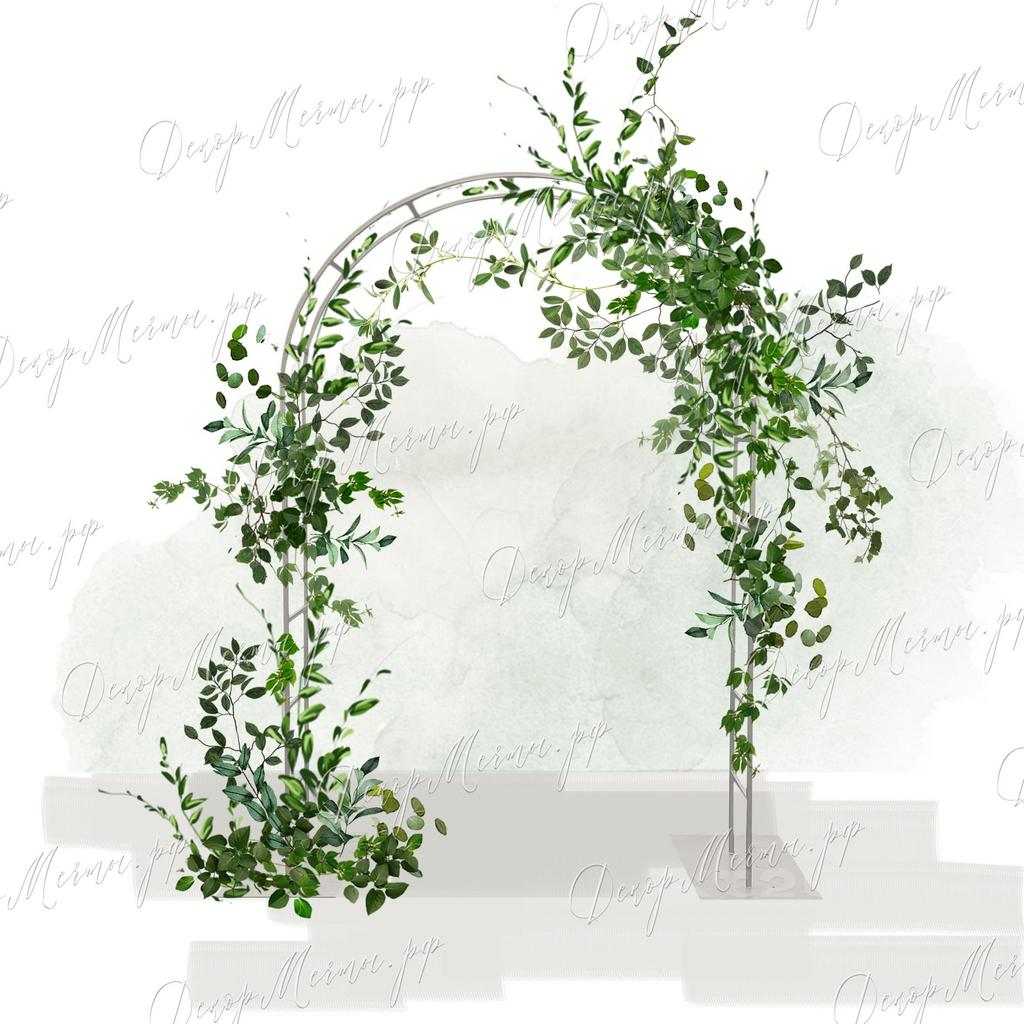 АРКА ОВАЛЬНАЯ №4 зелень