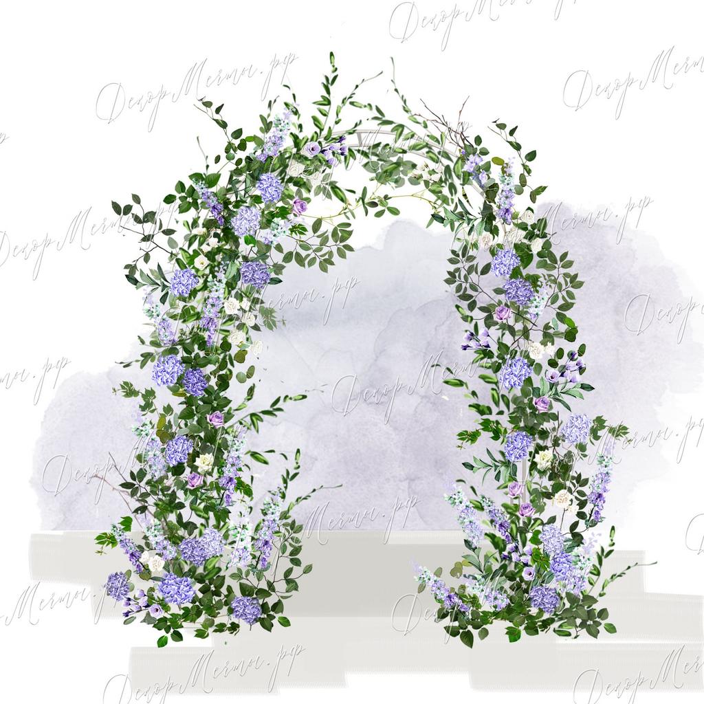 АРКА ОВАЛЬНАЯ №5 лаванда