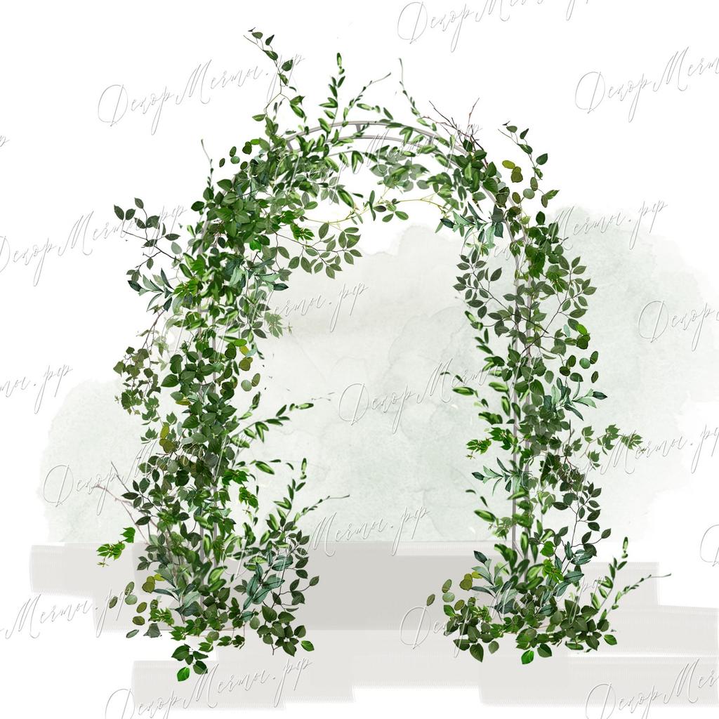 АРКА ОВАЛЬНАЯ №5 зелень