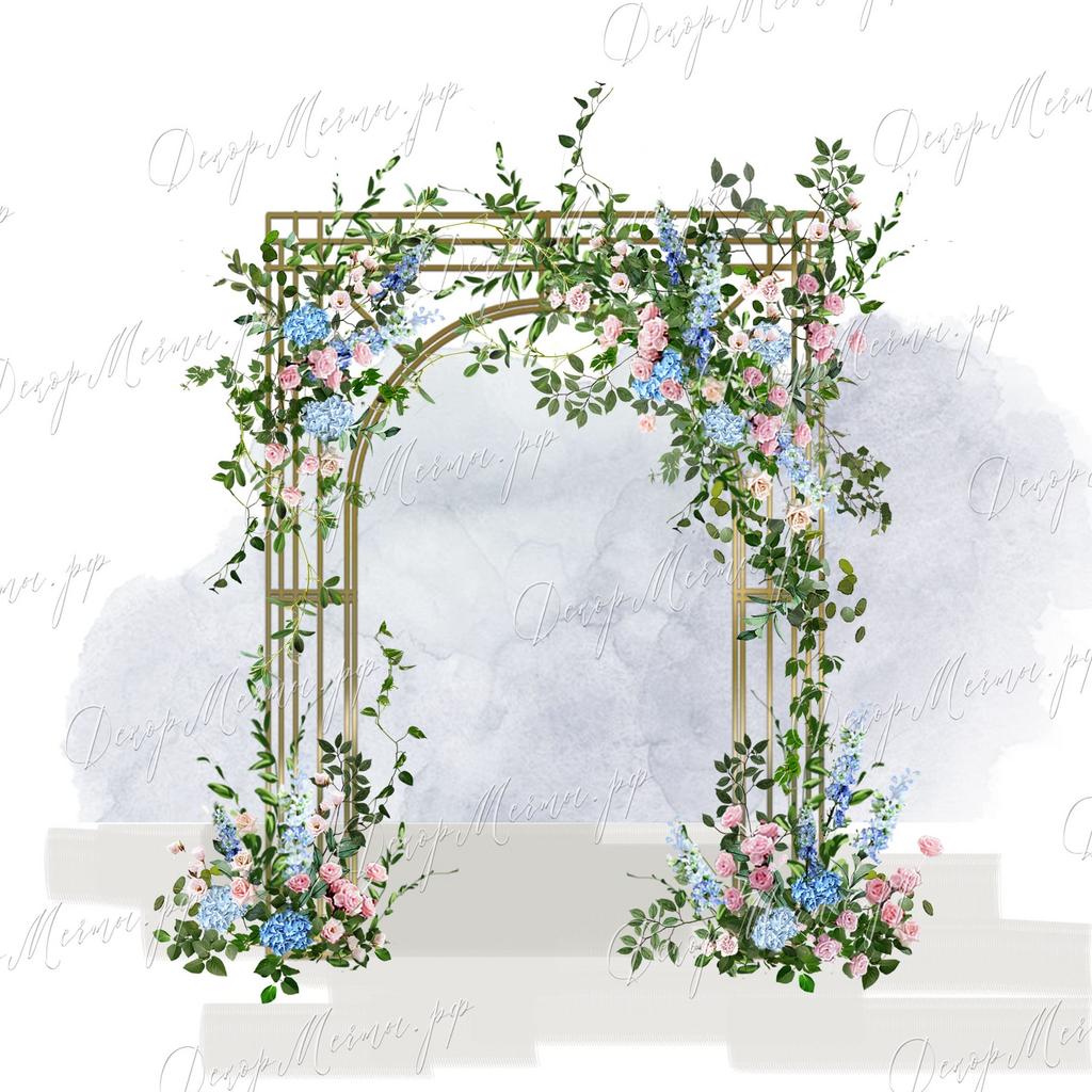 АРКА ПОРТАЛ акварель