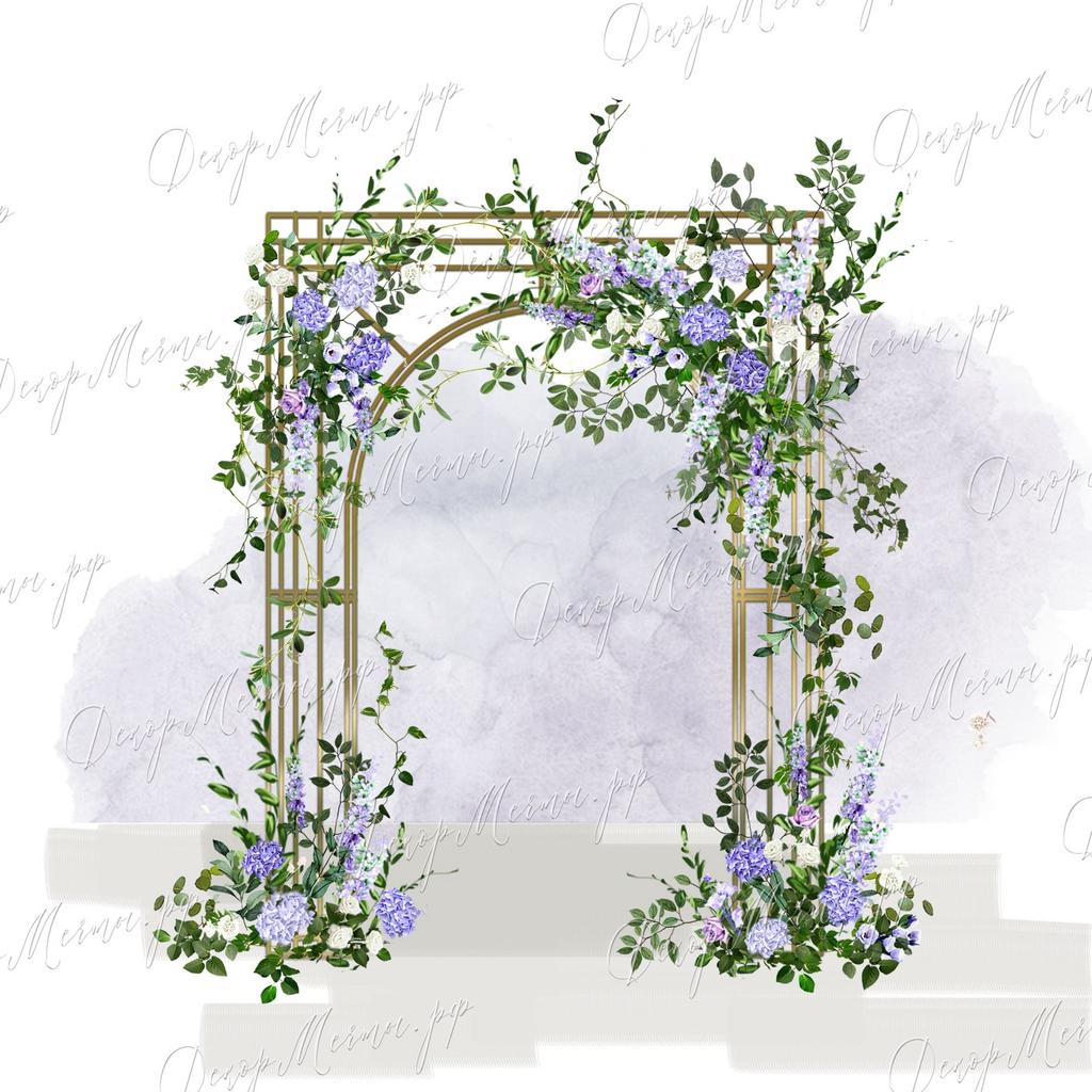 АРКА ПОРТАЛ лаванда