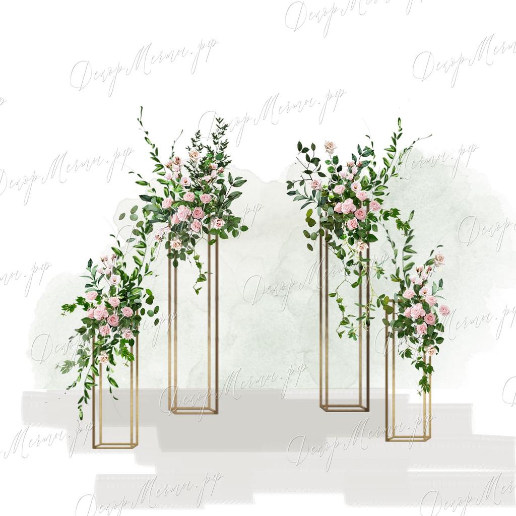 АРКА ГЕОМЕТРИЯ вар. 1 розовая