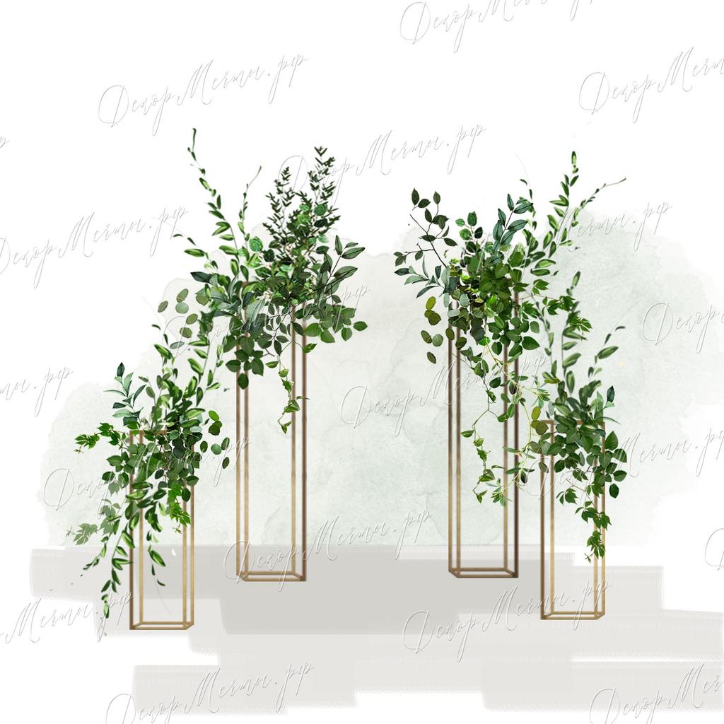 АРКА ГЕОМЕТРИЯ вар. 1 зелень