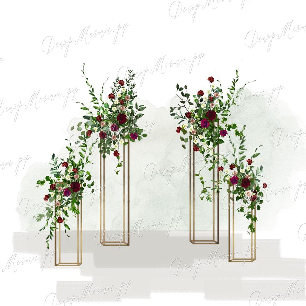 АРКА ГЕОМЕТРИЯ вар. 1 бордо