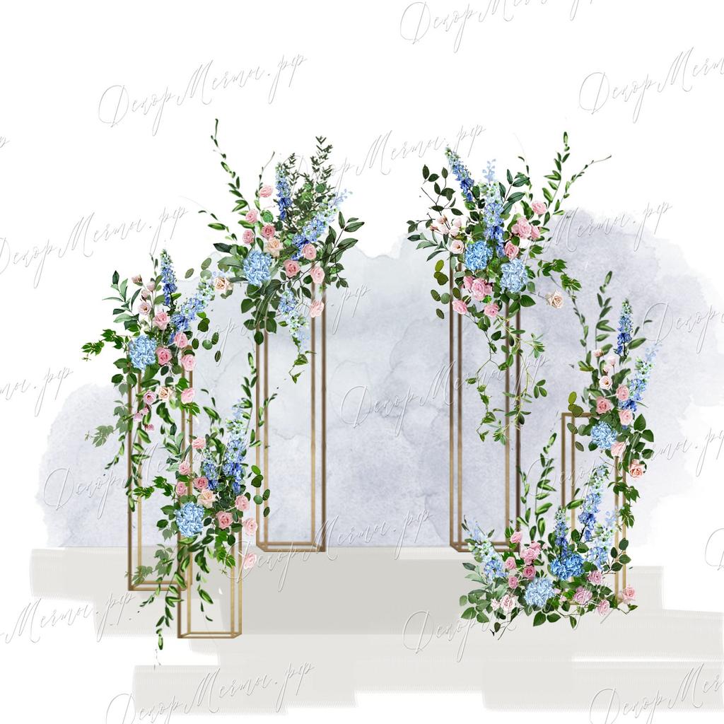 АРКА ГЕОМЕТРИЯ вар. 2 акварель