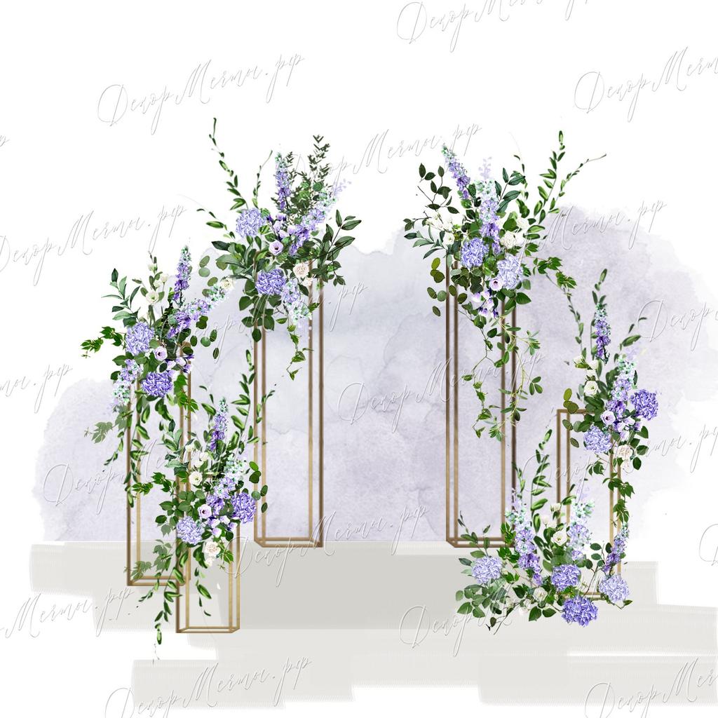 АРКА ГЕОМЕТРИЯ вар. 2 лаванда