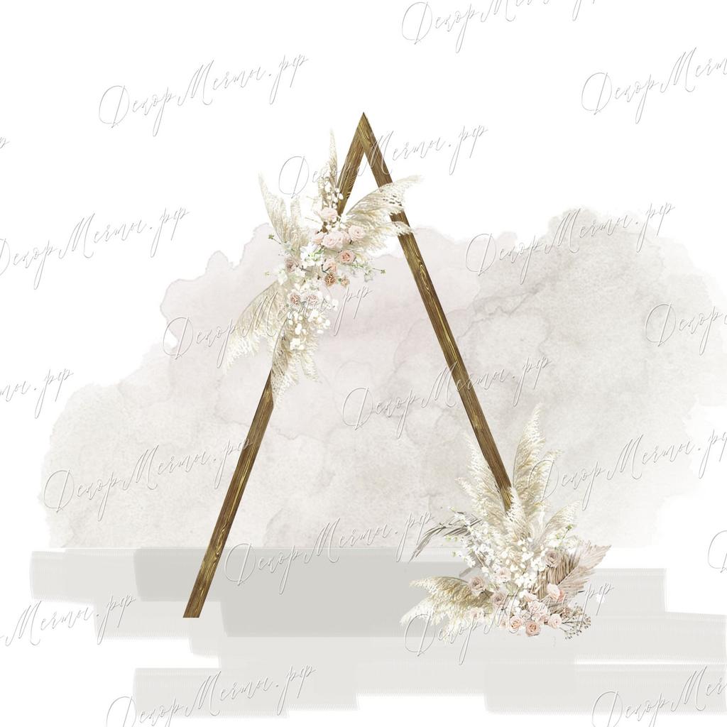 АРКА ТРЕУГОЛЬНИК бохо