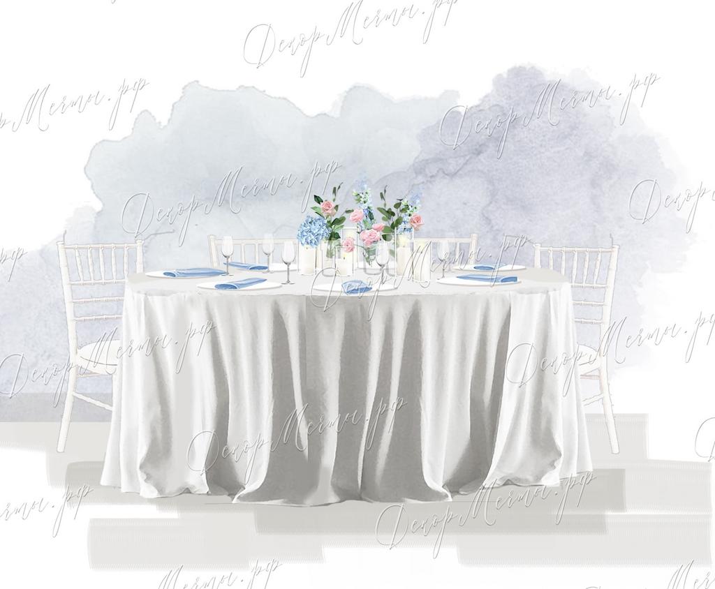 СВЕЧИ и ЦВЕТЫ акварель