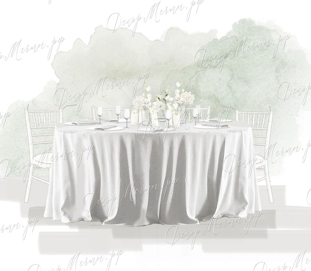 СВЕЧИ и ЦВЕТЫ белоснежная классика