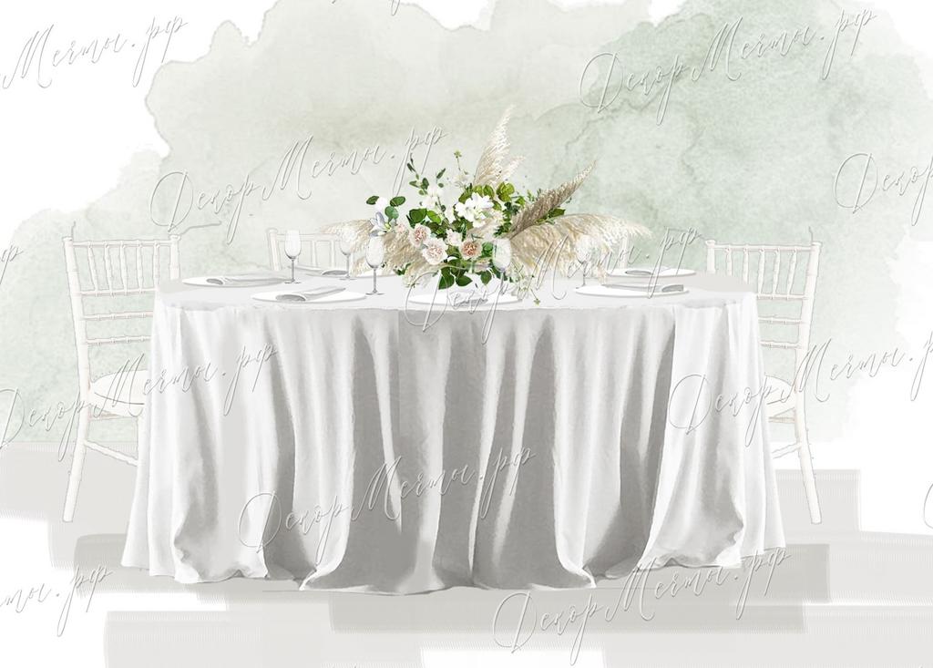 НИЗКАЯ КОМПОЗИЦИЯ бохо с зеленью