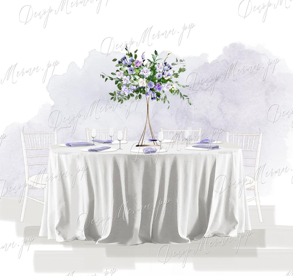 ВЫСОКАЯ КОМПОЗИЦИЯ лаванда