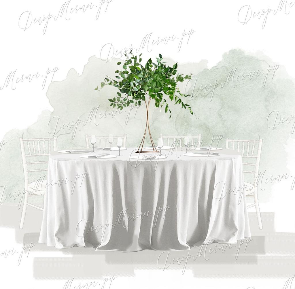 ВЫСОКАЯ КОМПОЗИЦИЯ зелень