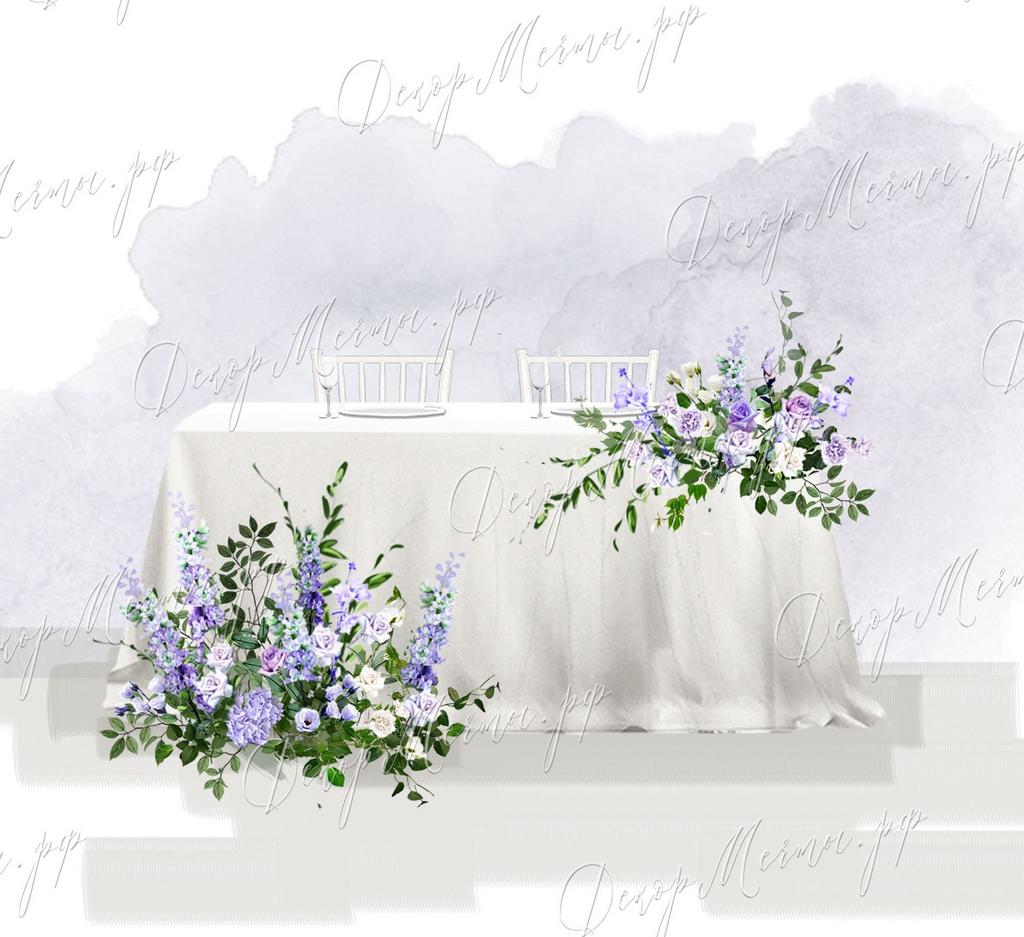 ПРЕЗИДИУМ асимметричные композиции лаванда