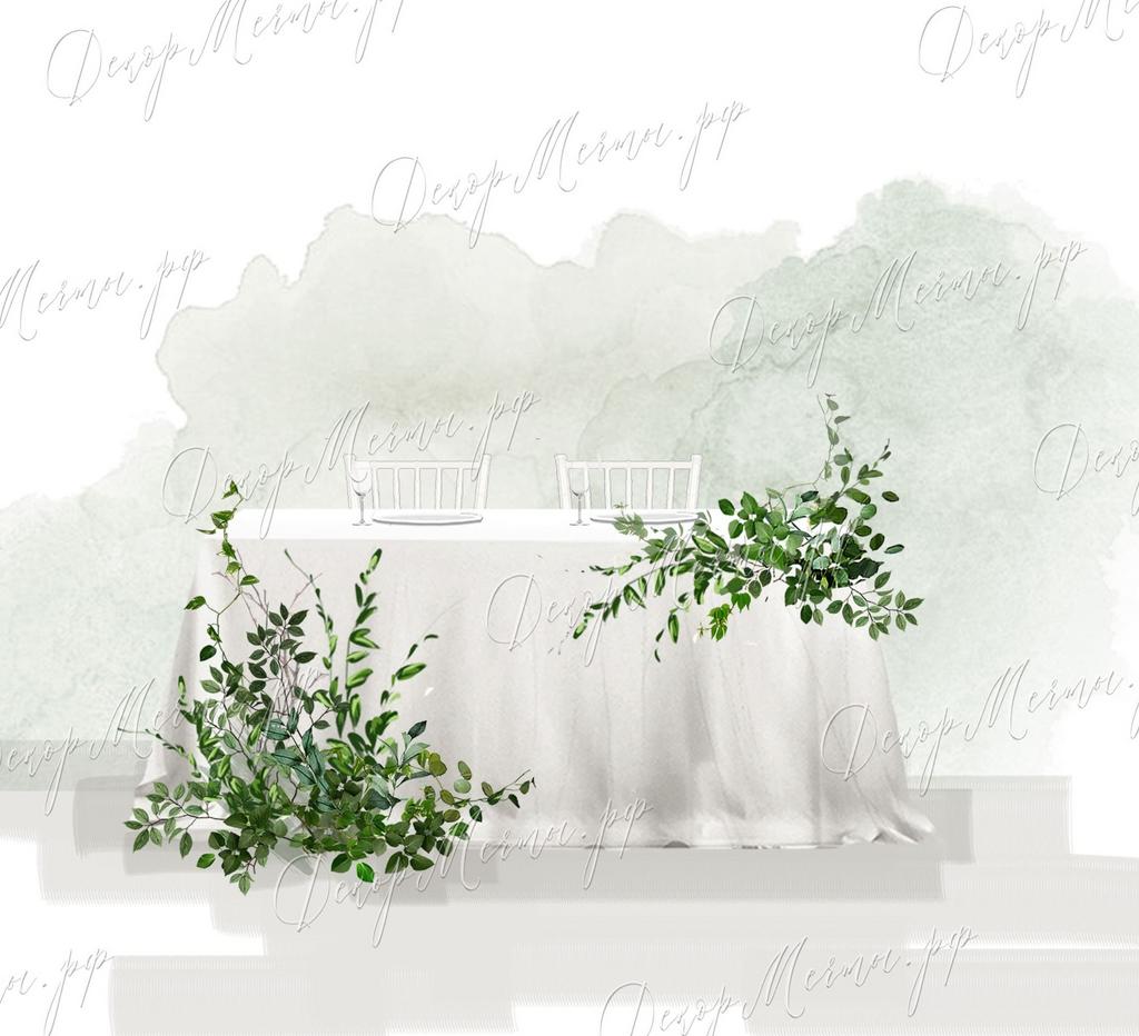 ПРЕЗИДИУМ асимметричные композиции зелень