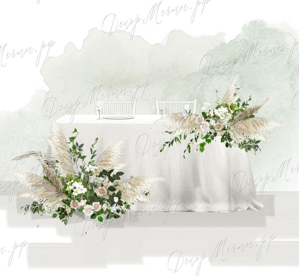 ПРЕЗИДИУМ асимметричные композиции бохо с зеленью