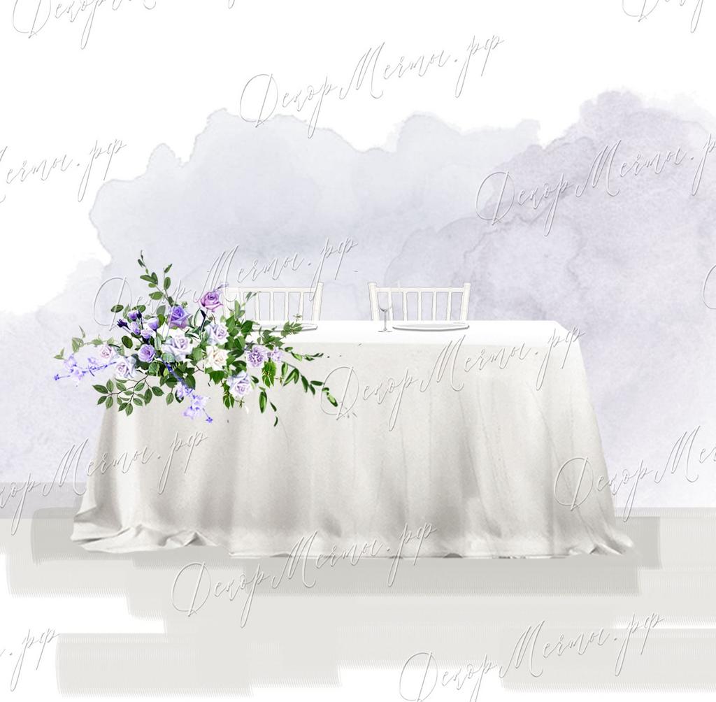 ПРЕЗИДИУМ с одной композицией лаванда