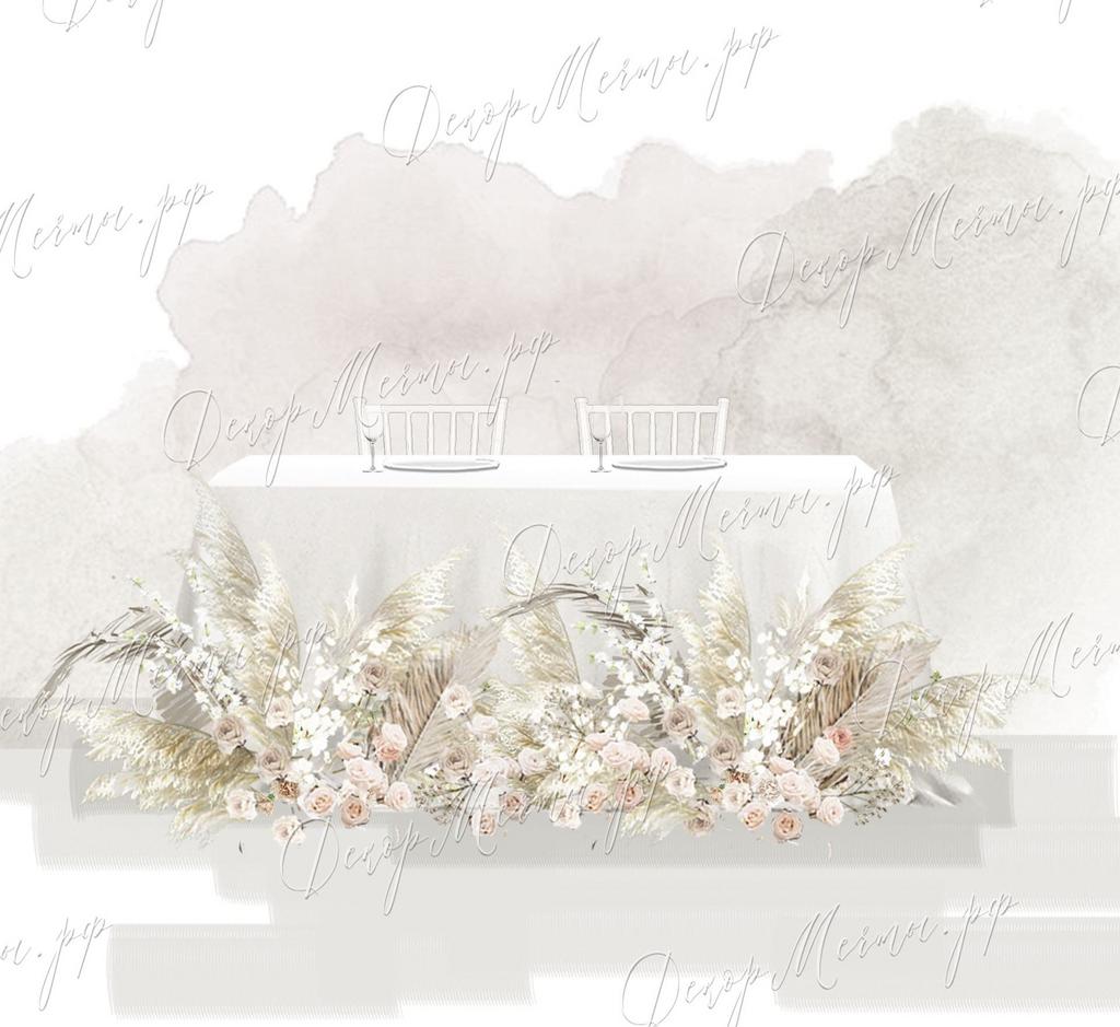 ПРЕЗИДИУМ с напольной композицией бохо