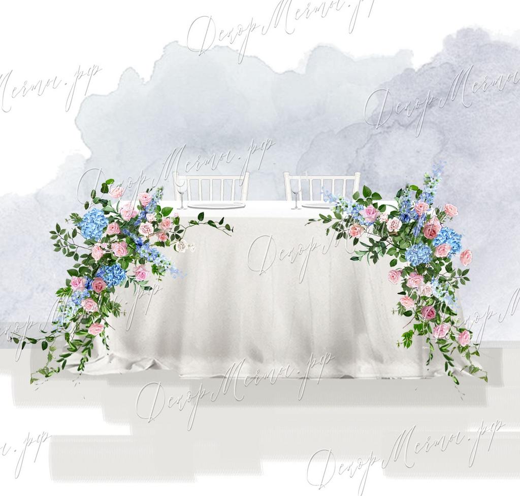 ПРЕЗИДИУМ с большими симметричными композициями акварель