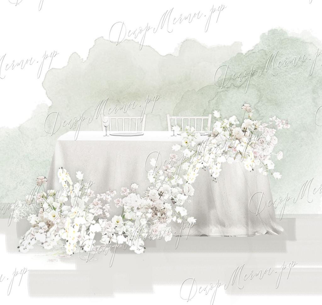 ПРЕЗИДИУМ с ниспадающей композицией классика