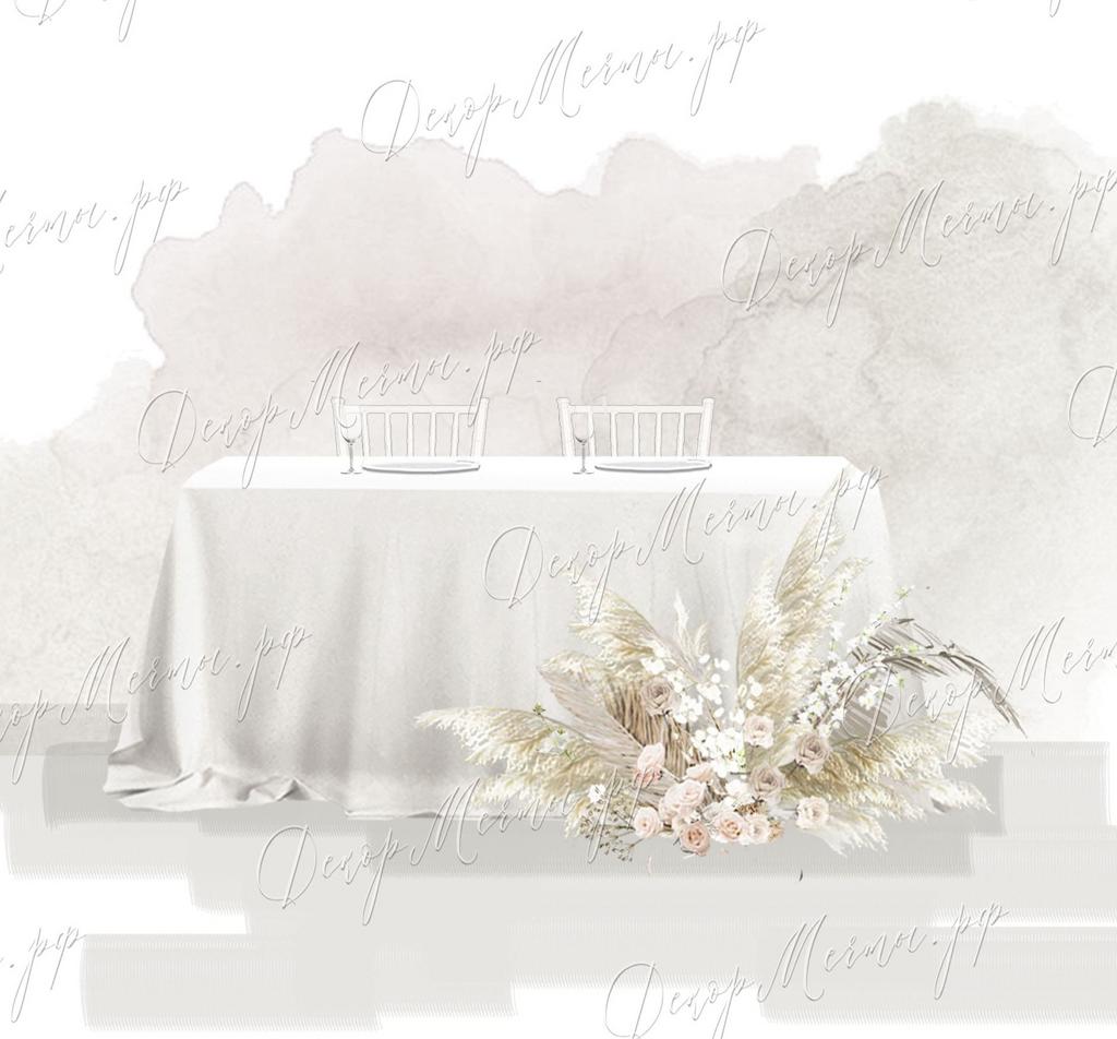 ПРЕЗИДИУМ с напольной композицией бохо